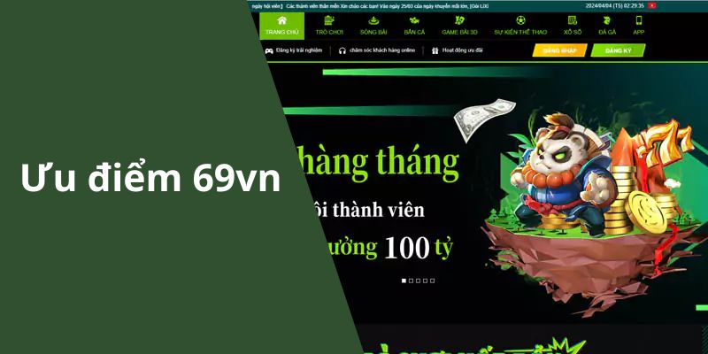 Giới thiệu 69vn có ưu điểm nổi bật nào?